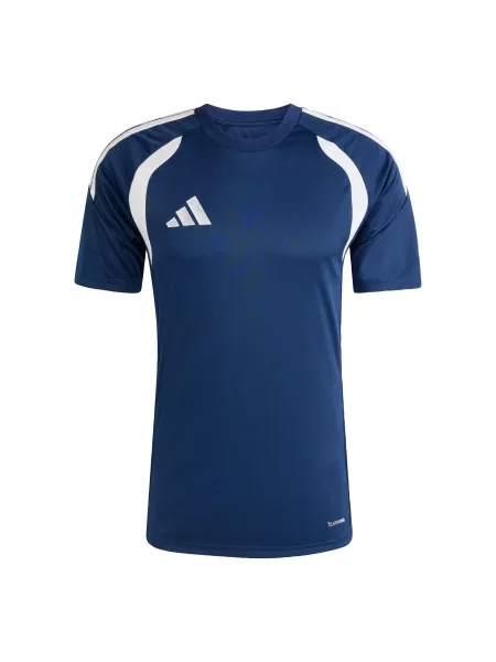 Μπλούζα Adidas Performance φανελένια λευκό