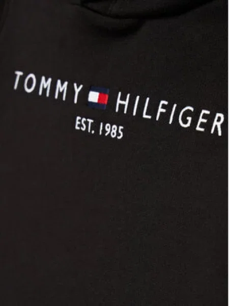 Tommy Hilfiger Džemperis Essential Hoody juoda