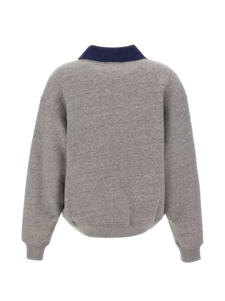 Fleece με κολάρο polo Polo Ralph Lauren γκρι