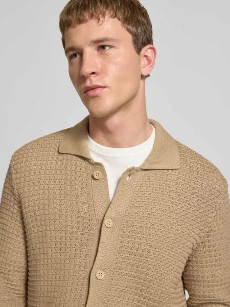 Kardigan rozpinany o kroju regular fit z czystej bawełny Marc O'polo Denim