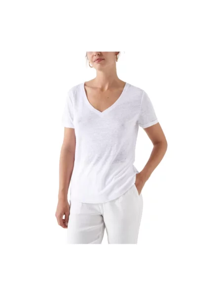 Lniana koszulka Salsa biała