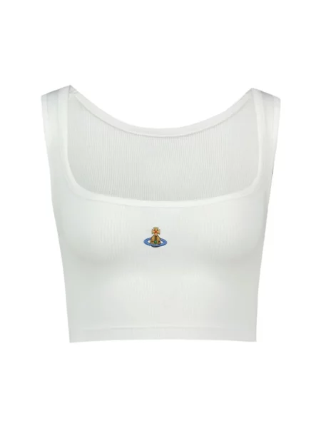 Dzianinowy top Vivienne Westwood biały