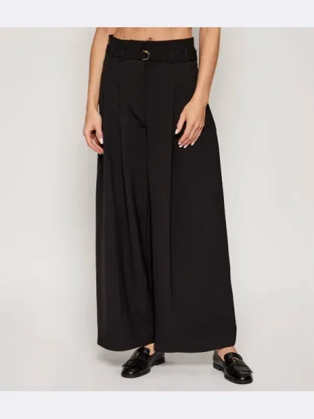 Marella Pantaloni palazzo Bondeno negru
