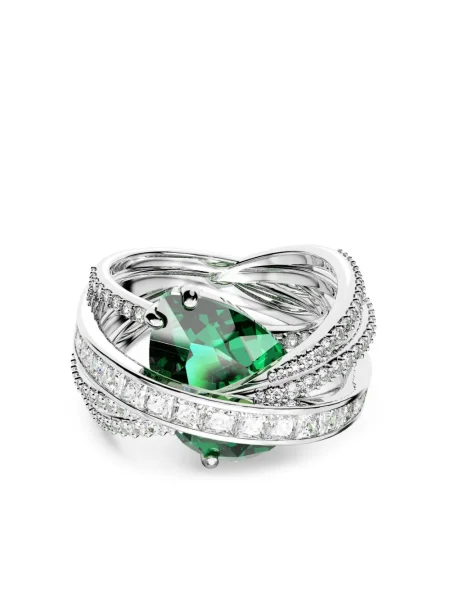 Inel Swarovski argintiu