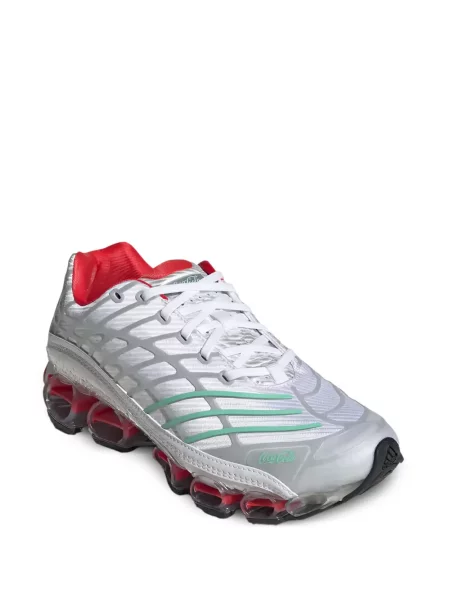 Μικρός φλοράλ φόρεμα Adidas με κέντημα γκρι