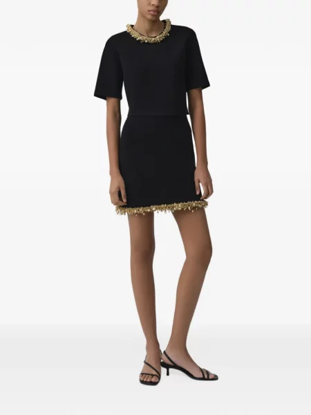 Top Simkhai tricotate negru