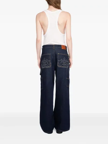 Дънки Zadig&voltaire бродирани синьо