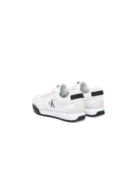 Tenisice Calvin Klein Toothy Runner Irregular Lines Krem