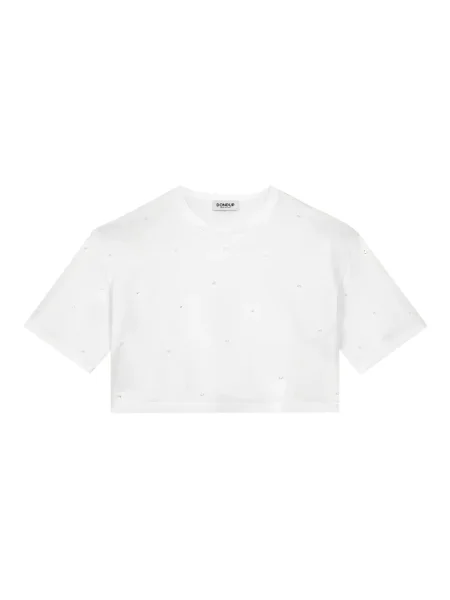 Tricou Dondup de cristal alb