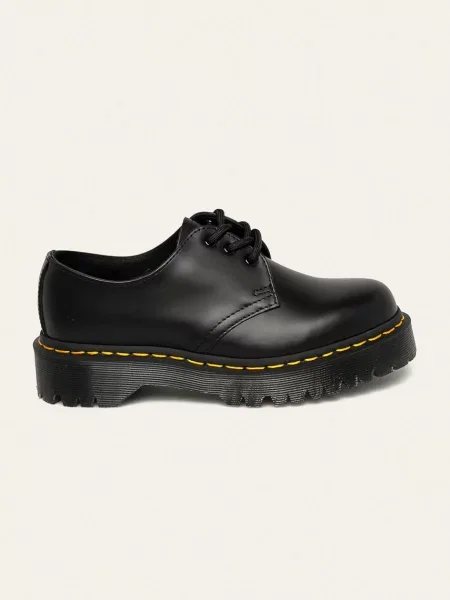 Dr. Martens Кожени половинки обувки Bex Smooth черно