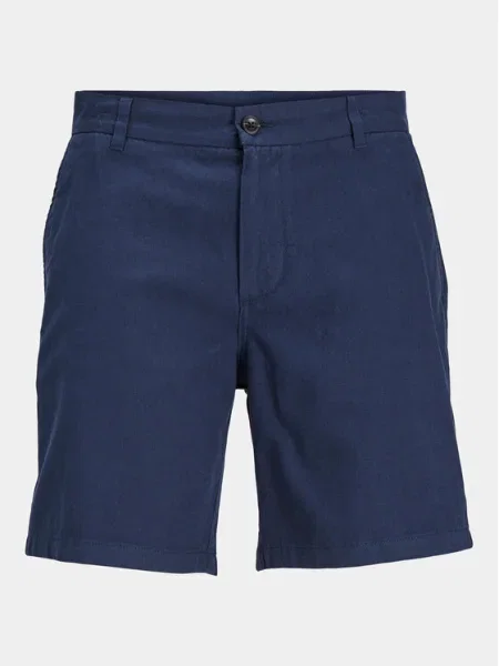 JACK & JONES Chino nohavice ACE SUMMER námornícka modrá