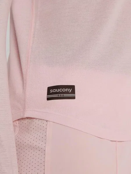 Лонгслив Saucony розовый