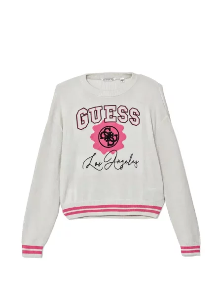 Sweter dziecięcy Guess biały