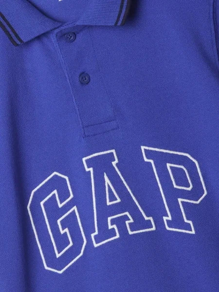 Поло тениска Gap синьо