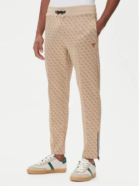 Guess Спортивні штани бежевий