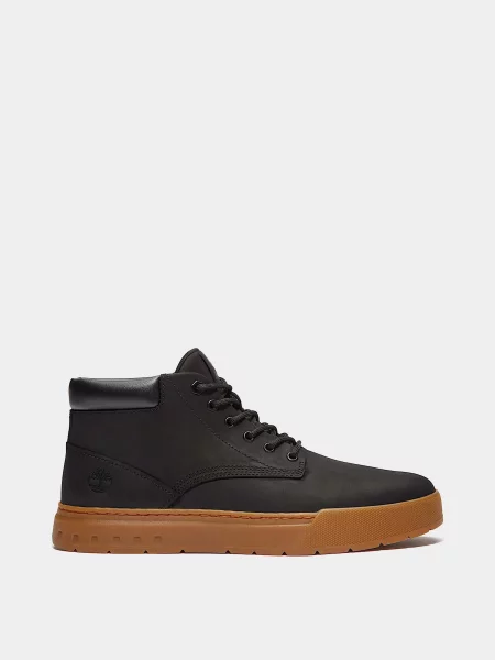Ботинки Timberland из нубука черные