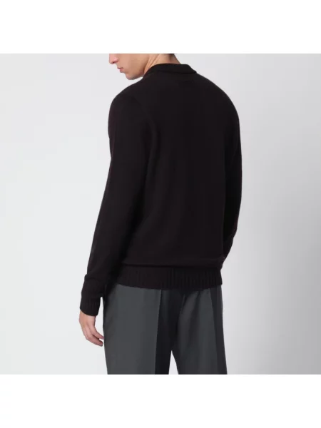 Sweter Drumohr brązowy