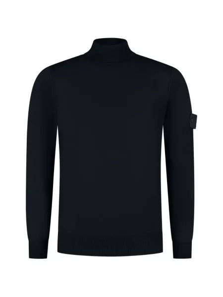 Pulover Stone Island cu strasuri negru