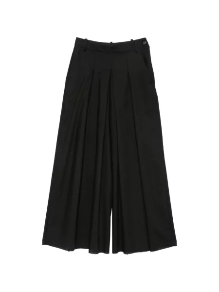 Pantaloni palazzo Masnada negru