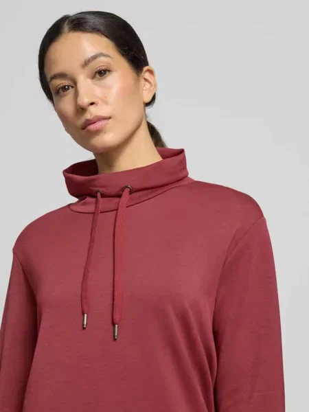 Bluza z tunelem model ‘Banu’ Soyaconcept bordowa
