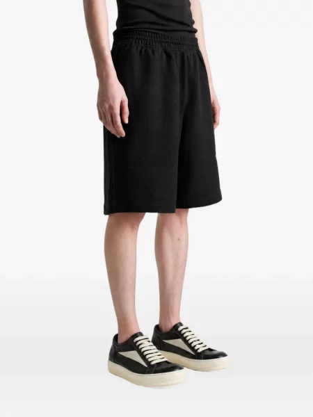 Карирани шорти Burberry черно