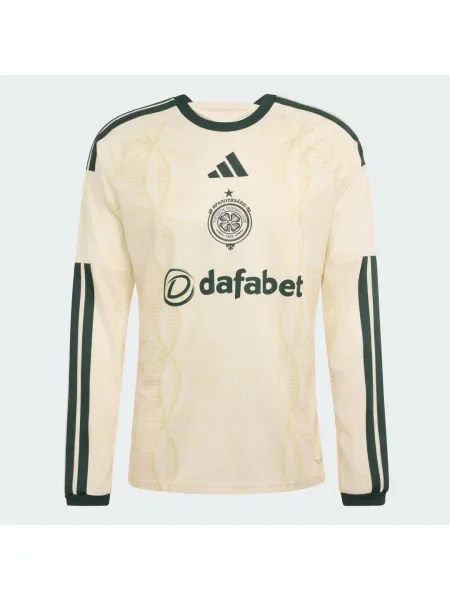 Koszulka z trzeciego zestawu Celtic FC z długim rękawem biała