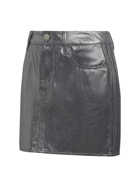 Spódnica w paski Adidas w paski szara