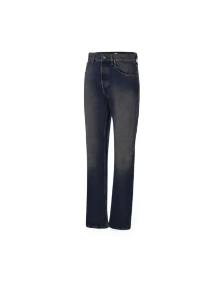 Jeansy straight leg Golden Goose niebieskie