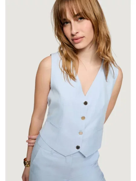 Morgan Жилет Світло-синій синій