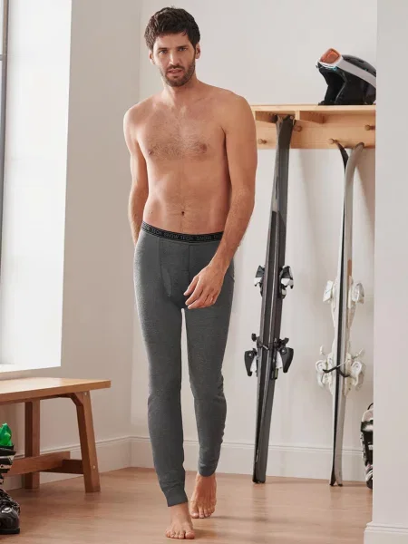 Термобілизна Tchibo Кальсони сірий