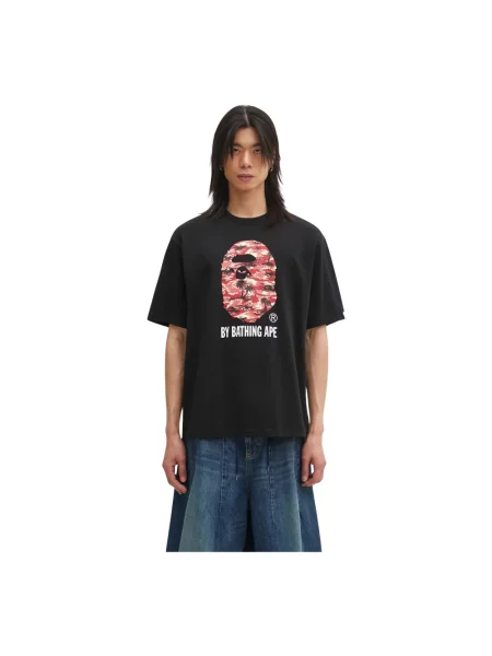 A Bathing Ape t-shirt Palm Tree Camo z nadrukiem czarny