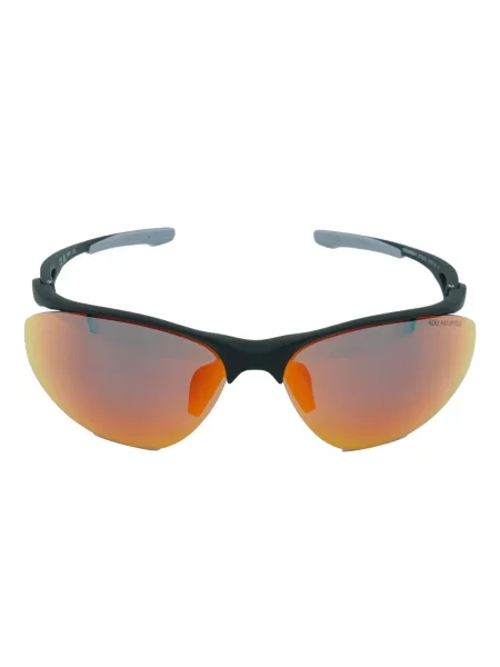 Ochelari de soare Nike cu cordon din jerseu cu imprimeu abstract gri