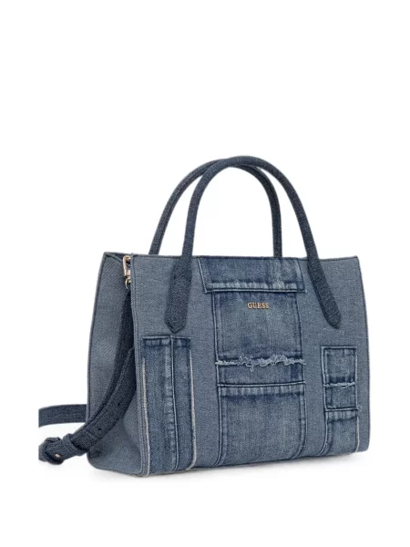 Geantă shopper Guess albastru
