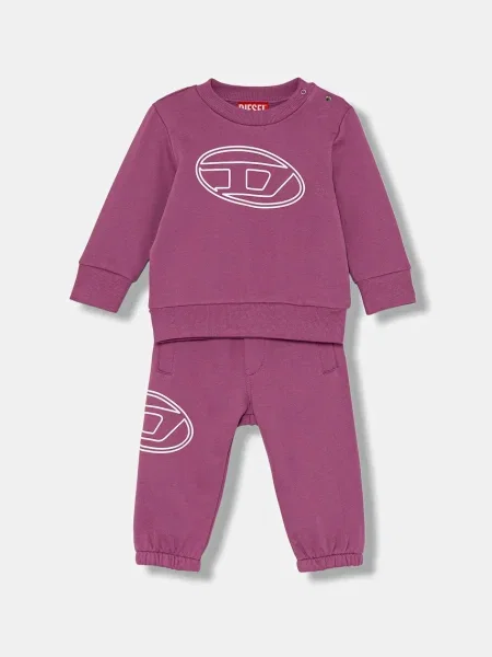 Diesel baba tréningruha STIMOTYB-SET OVERALLS rózsaszín