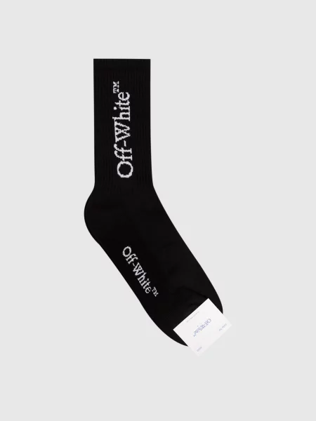 Шкарпетки з логотипом Off-white чорні