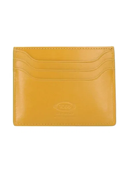 Portfel Tod's skórzany żółty