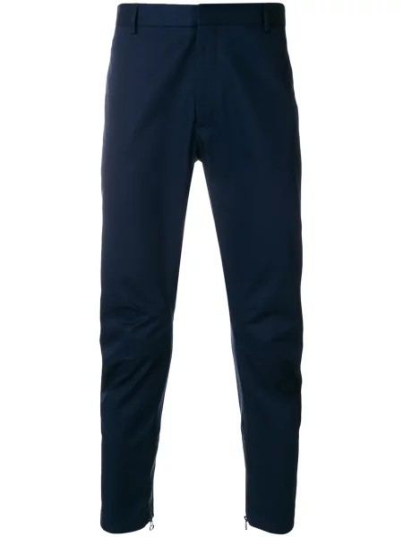 Pantaloni Lanvin cu volane albastru