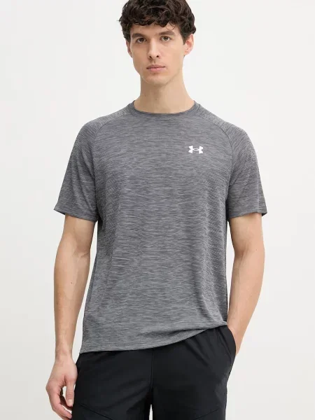 Under Armour tréninkové tričko Tech Textured šedé