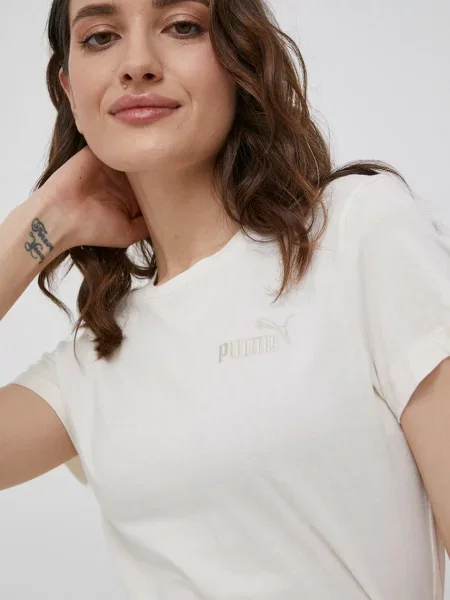 Футболка Puma бежевая