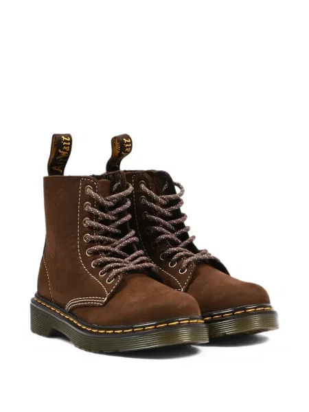 Botki dziecięce Dr. Martens brązowe