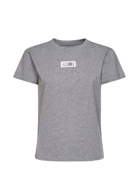 Tricou Mm6 Maison Margiela cu autograf gri