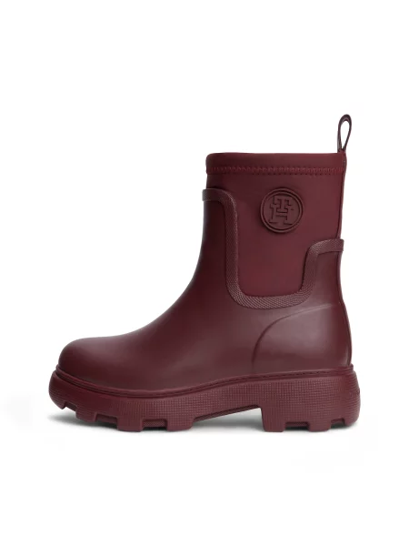 TOMMY HILFIGER Botine bordeaux roșu