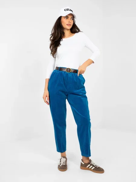 Pantaloni Italy Moda alb