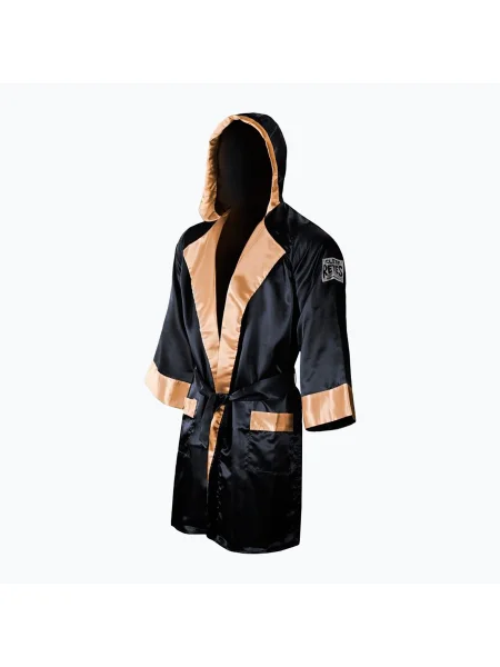 Cleto Reyes Satin Boxing Hoodie черен/златен халат черно