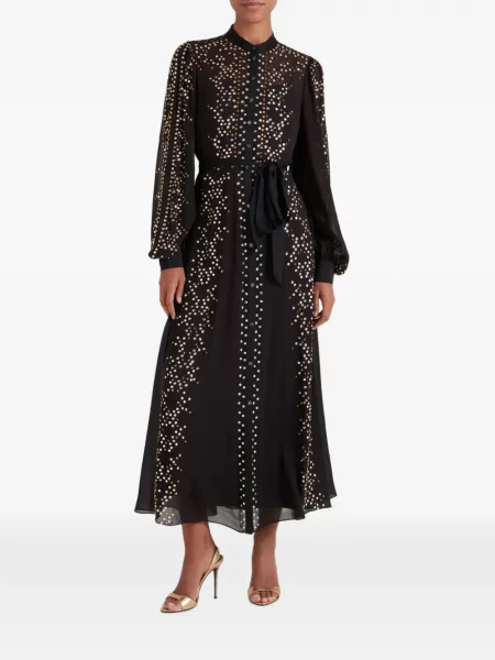 Rochie maxi Temperley London negru