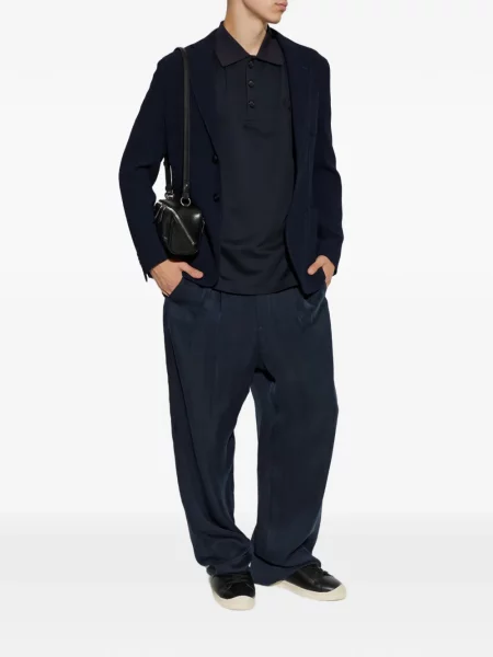 Polo Giorgio Armani με κέντημα μπλε
