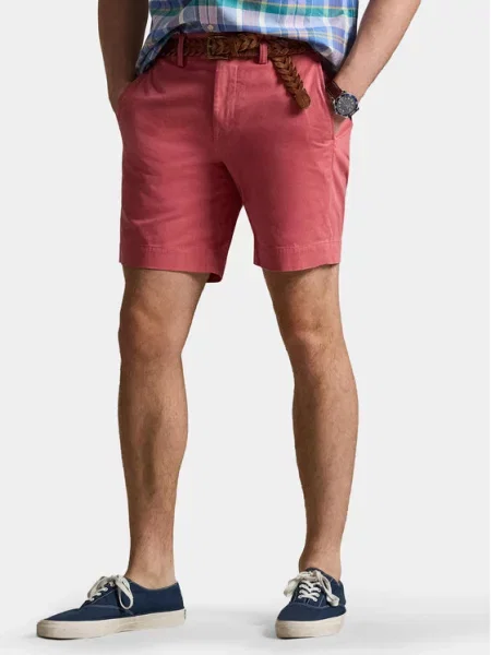 Džínové šortky Polo Ralph Lauren červené