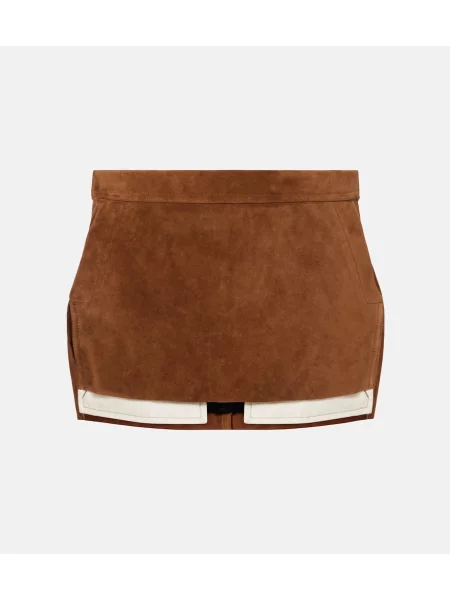 Krilo Rick Owens iz semiša rjava