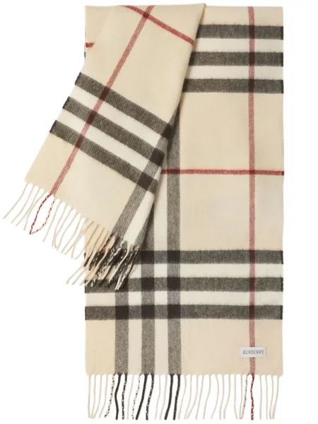 Šal Burberry od kašmira karirani
