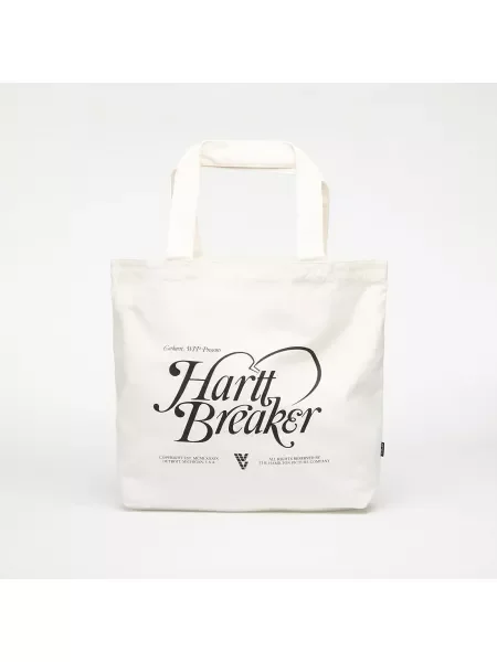 Geantă Carhartt WIP Canvas Graphic Tote Large Harttbreaker Print/ Wax 32 l alb